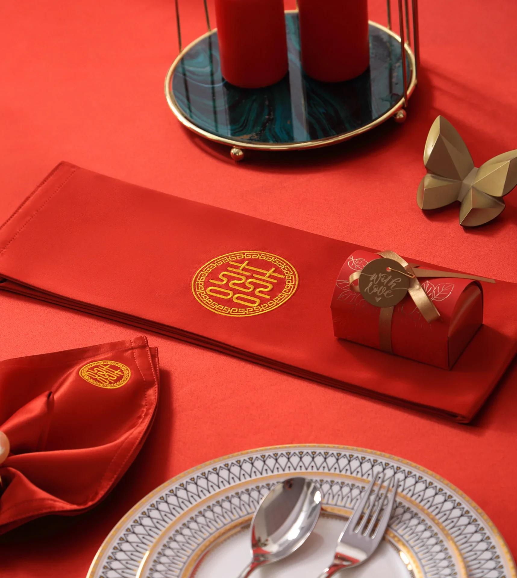 婚礼系列-喜从心来B · 主题餐饮 产品款式与细节